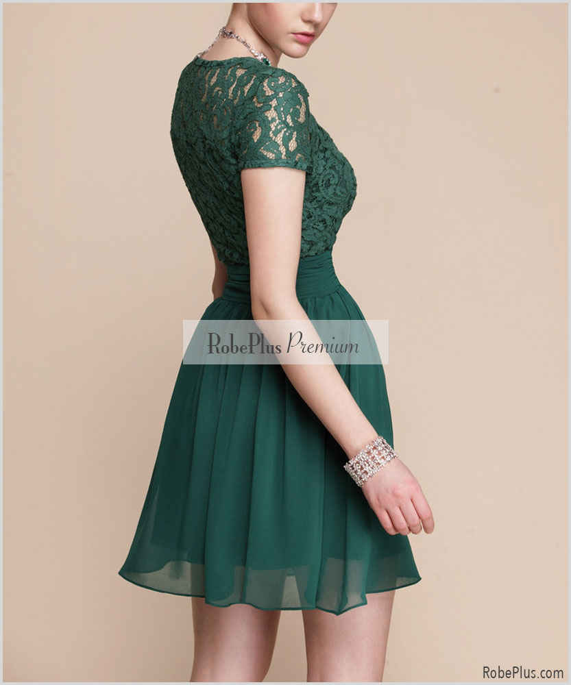 green fit and flare cocktail dress Adrianna Papell Fit And Flare Midi Dress